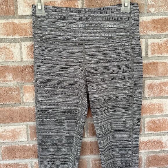Athleta Gray Pattern Leggings Full Length Small Tall - Picture 3 of 8